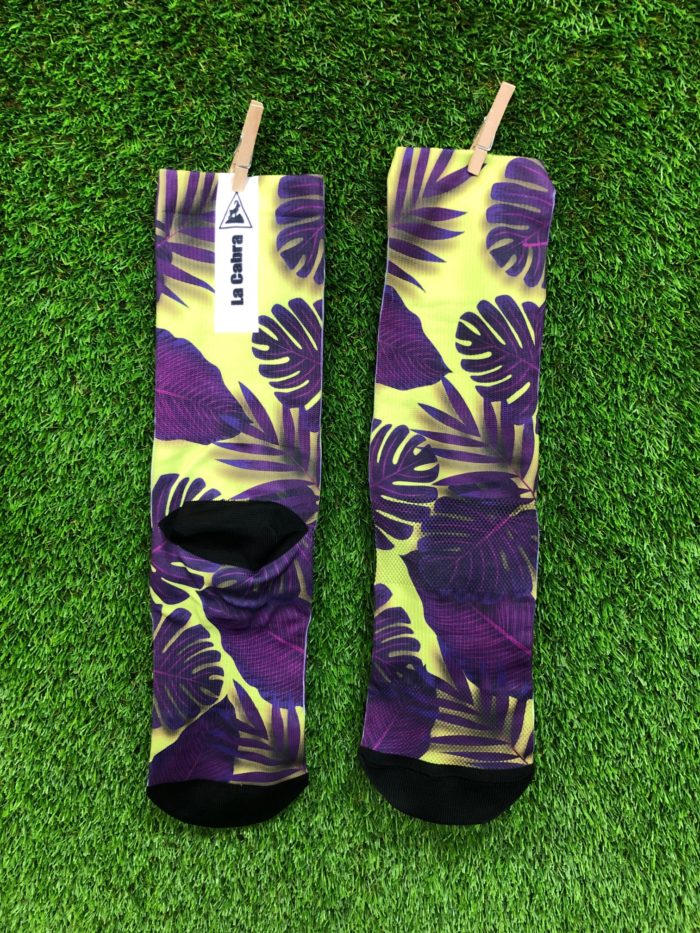 calcetines tropical fluo